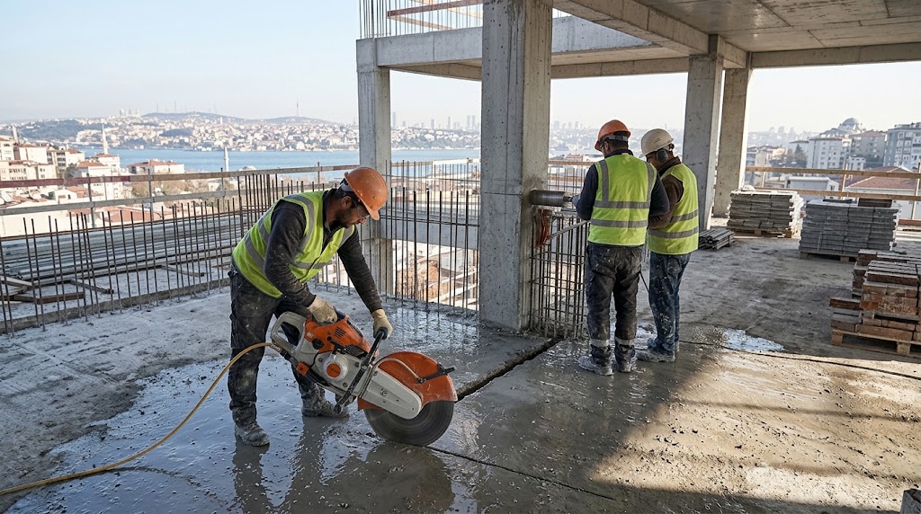 Kolon ve Kiriş Delme / Kesme
