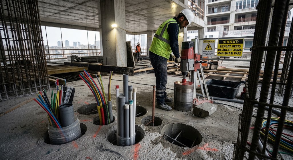 Elektrik ve Mekanik Tesisat Karotları
