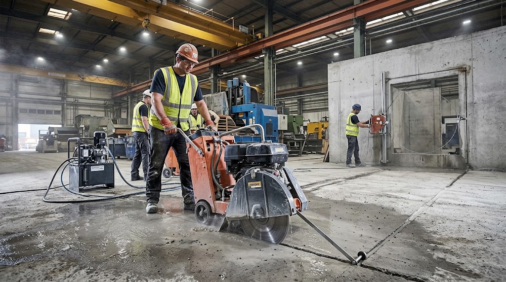 Fabrika ve Sanayi Tesisi Beton Kesim İşleri