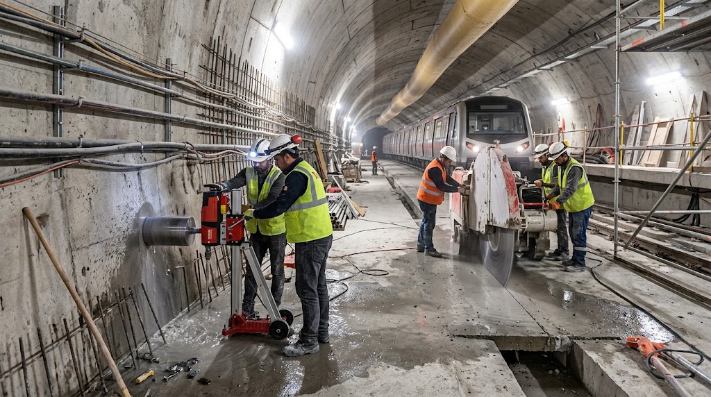 Metro ve Altyapı Karot / Kesim İşleri